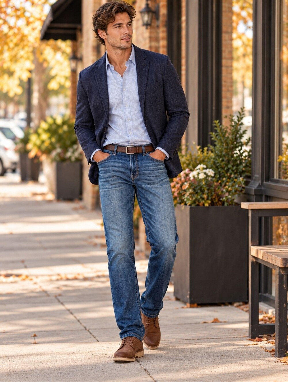 Fidelity 50-11 Men's Relaxed Straight Jeans 31x34 Premium Denim